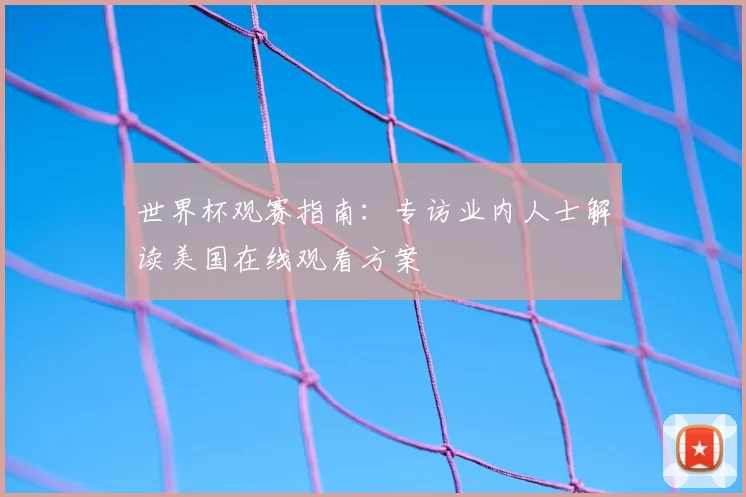 世界杯观赛指南:专访业内人士解读美国在线观看方案