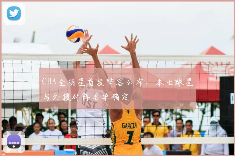 CBA全明星首发阵容公布,本土球星与外援对阵名单确定