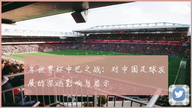 年世界杯中巴之战：对中国足球发展的深远影响与启示